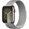 Apple Watch Series 9 GPS + LTE 41mm Silver Stainless Steel Case with Silver Milanese Loop Apple Watch Series 9 GPS + LTE 41mm Silver Stainless Steel Case with Silver Milanese Loop